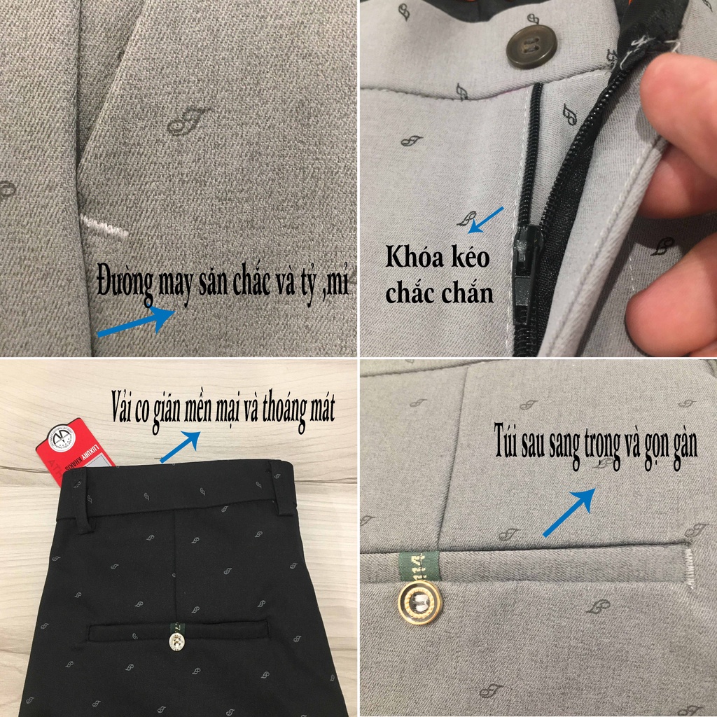 Quần đùi hoa nam hanboacock vải co giãn mềm mại thoáng mát