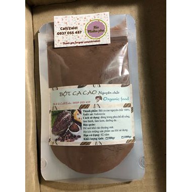100gr Bột cacao nguyên chất