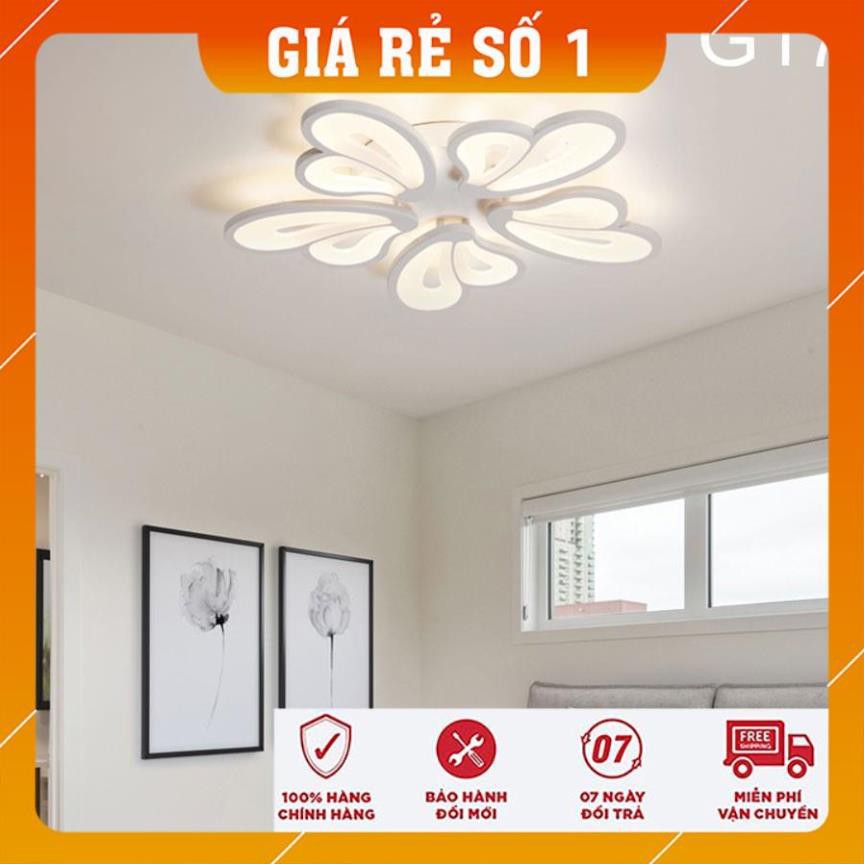 Giá Rẻ Số 1 Đèn led ốp trần , đèn ốp trần trang trí phòng khách TV02,3 chế độ sáng kèm điều khiển từ xa,bảo hành 1 năm