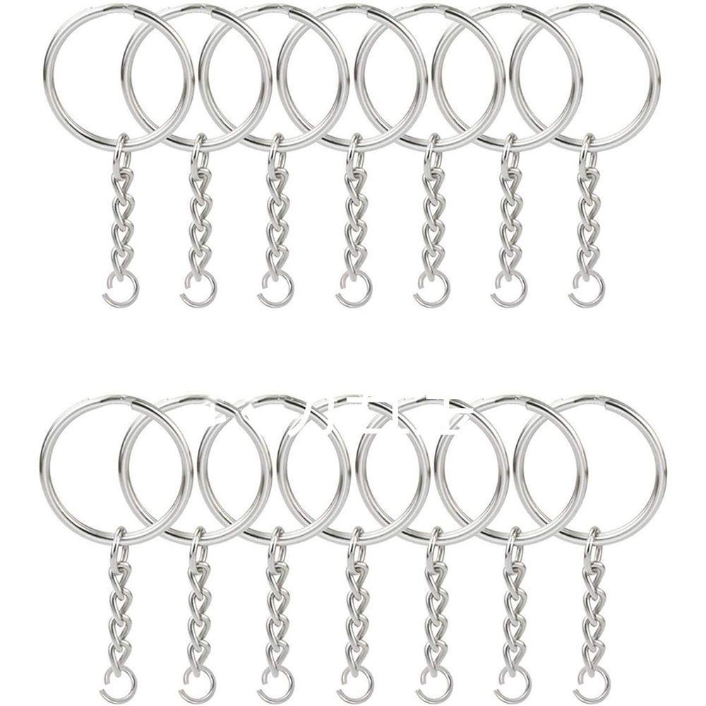 LAYOR 10/20Pcs 10/20Pcs Keyring Fashion Accessories Keyfob Keychain|Pendant Metal Split Ring Key Holder Rings