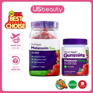 Kẹo ngủ Sleep Natrol Melatonin 5mg, 10mg Hỗ trợ giấc ngủ với Natrol Melatonin