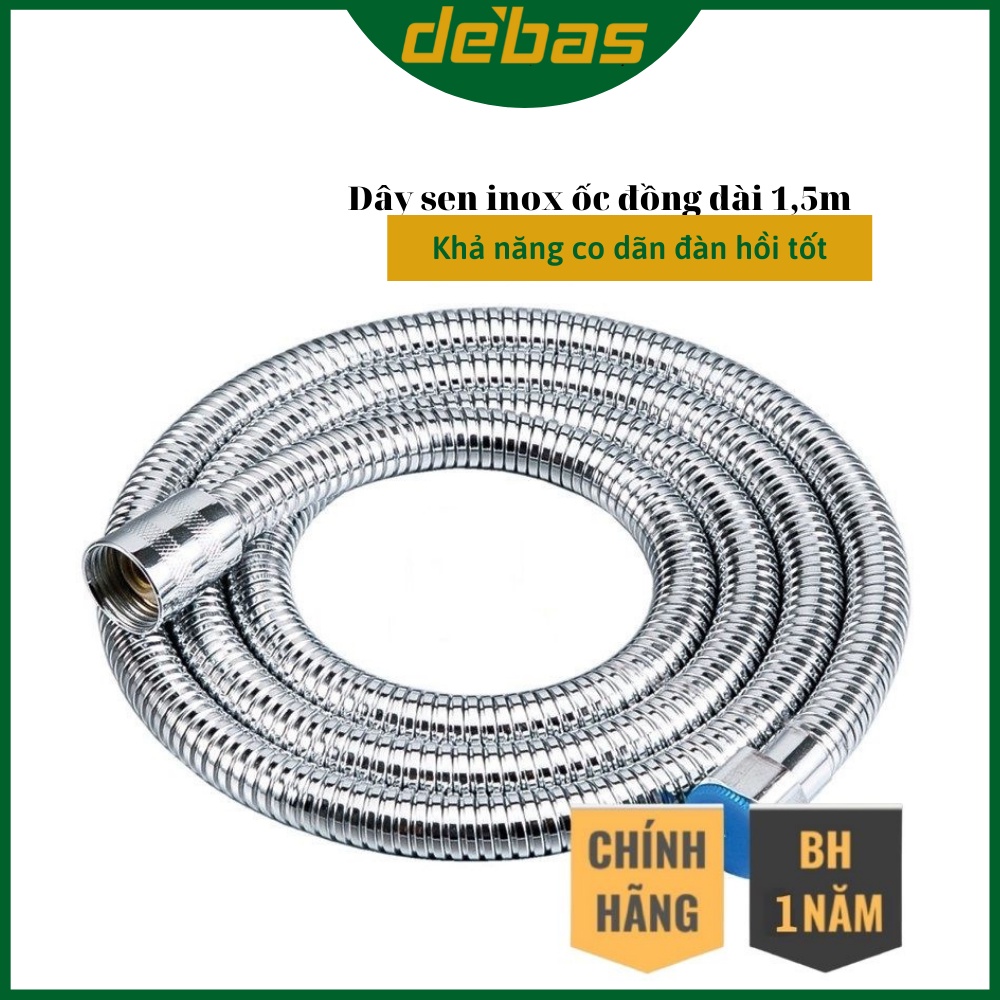 Dây Sen Tắm Inox, Dây sen tắm ốc đồng, dây sen kim hàng đẹp cao cấp co giãn chống xoắn chống đứt