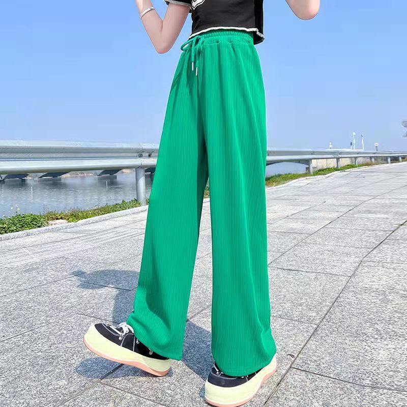 Quần Dài Dáng Ôm Ống Đứng Mỏng Thời Trang Mùa Xuân Cỡ Lớn Cho Nữ