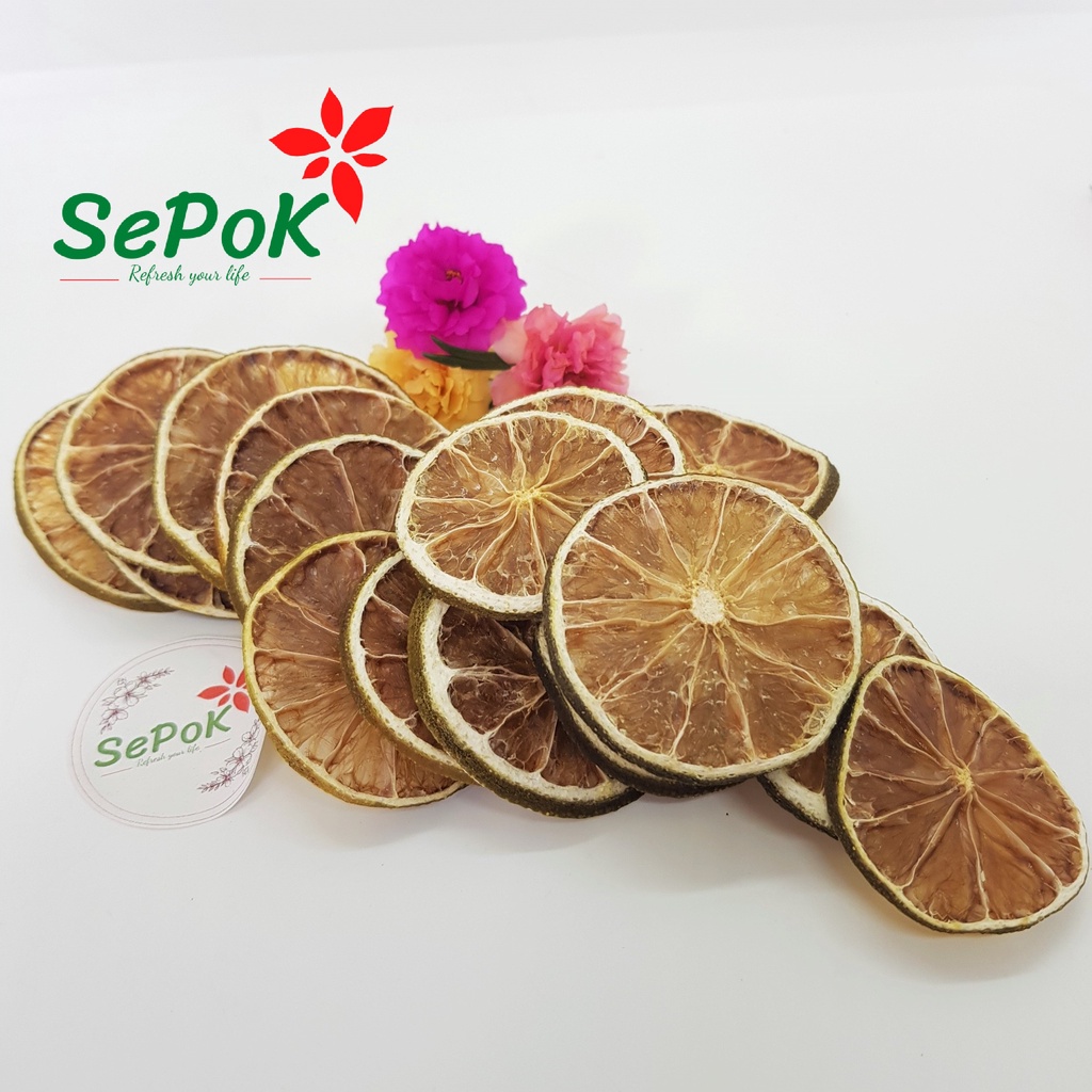 Chanh Tươi Thái Lát Sấy Khô Loại I -  50g/100g - Làm Trà Thanh Nhiệt, Bổ Sung Vitamin, Giữ Dáng, Đẹp Da - SePok