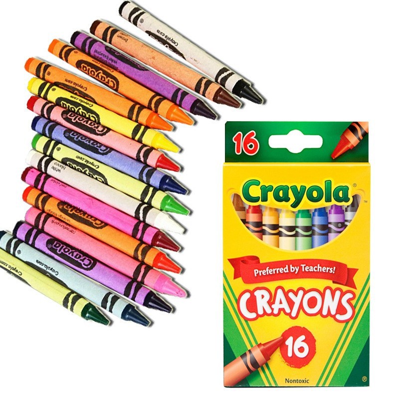 CRAYOLA CRAYONS 16( Bút màu sáp 16 cây )