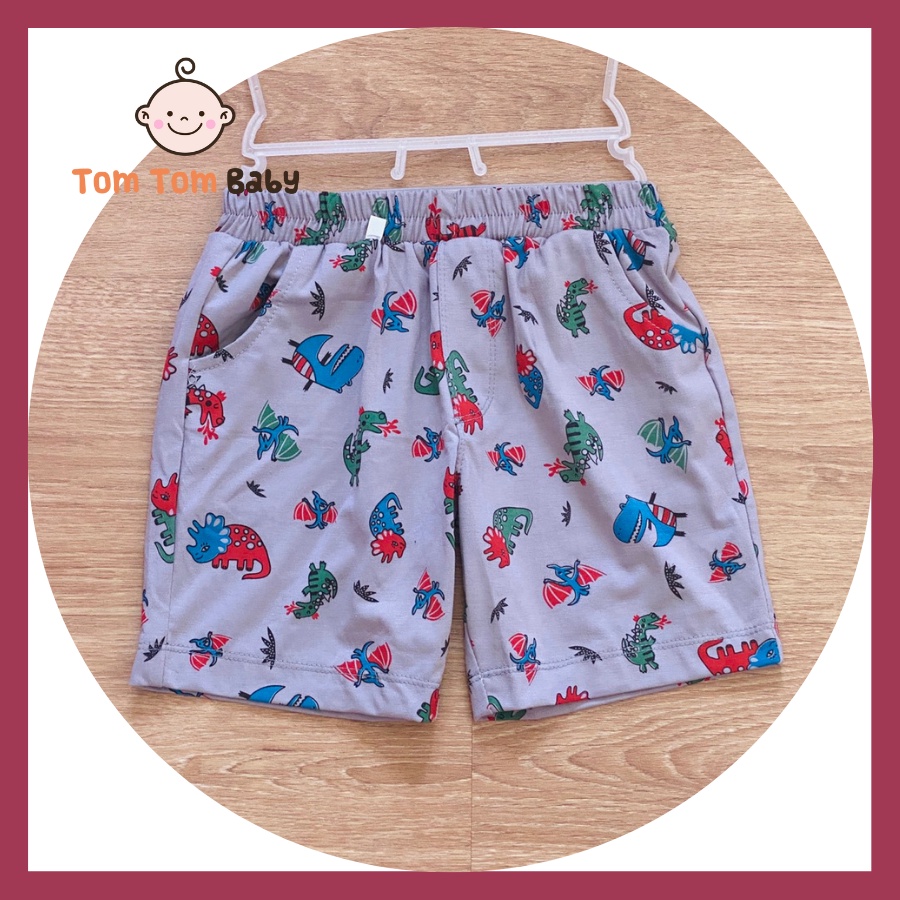 Quần Thun Cotton 4 chiều túi chéo Tomtom Baby cho bé trai, form quần đẹp