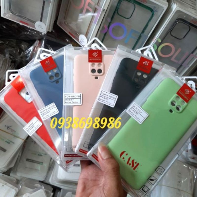 ốp lưng chống bẩn xiaomi redmi note 9 / note 9s / note 9s pro hiệu KT DESING