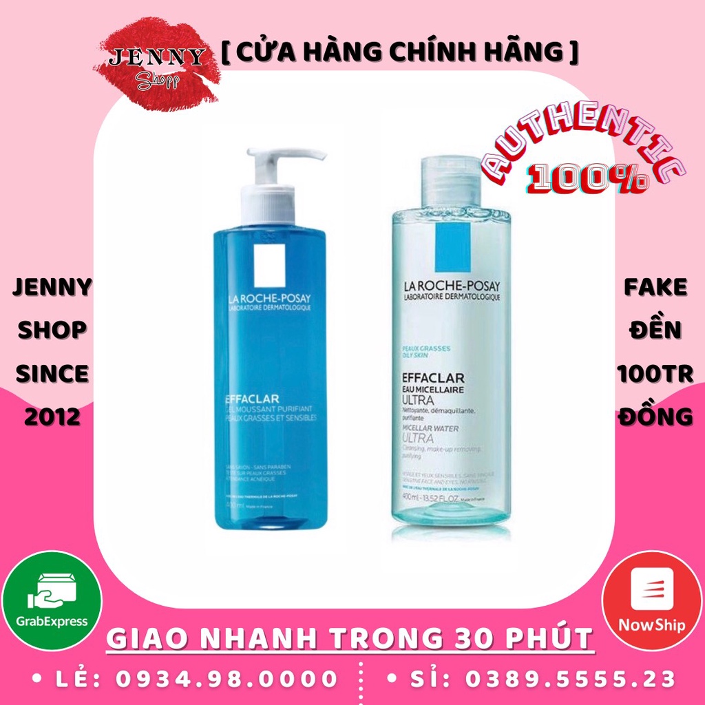 Sữa Rửa Mặt &amp; Nước Tẩy Trang La Roche-Posay Micellar Water Ultra 400ml