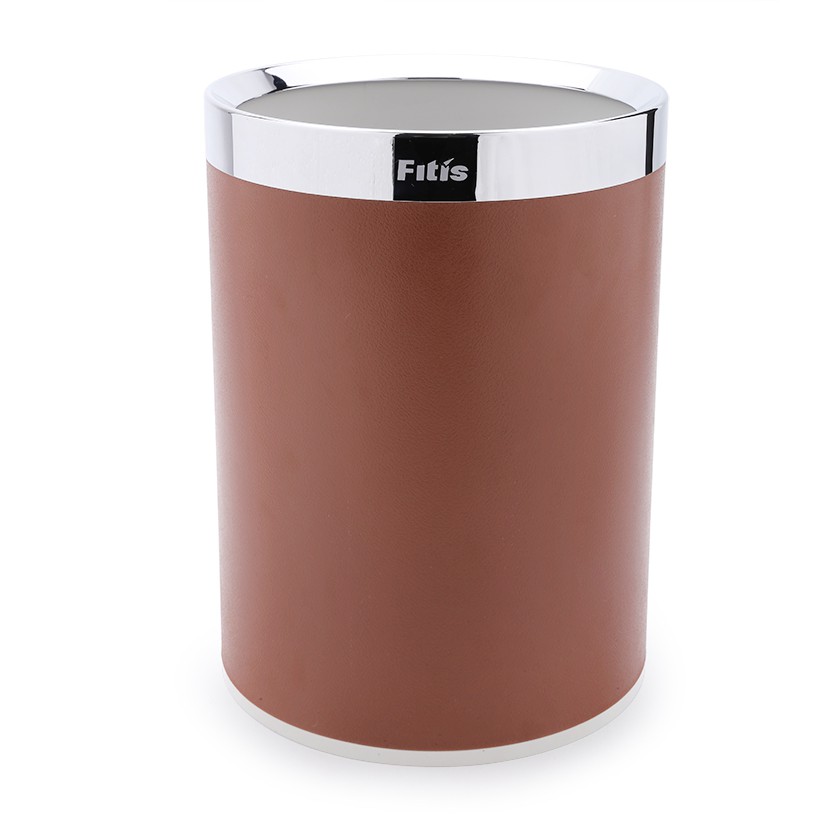 Thùng Rác Fitis 2 Lớp Vành Xi Inox