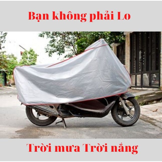 [SIÊU RẺ] Bạt Phủ xe Máy Thành Long