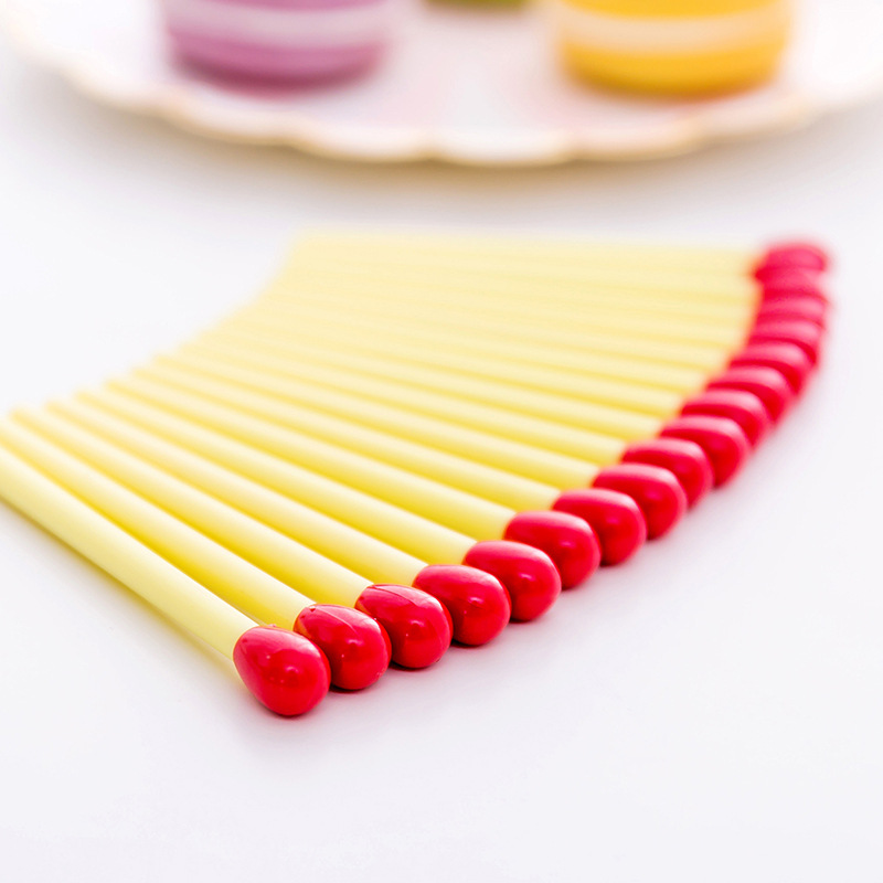 Bút bi A394 hình que diêm dễ thương sáng tạo cho học sinh