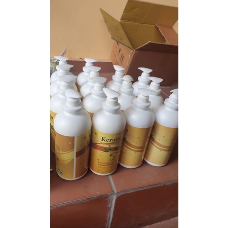 Bộ đôi gội xả Karatin colagen 2000ml dung tích to dùng cho cả gia đình mới