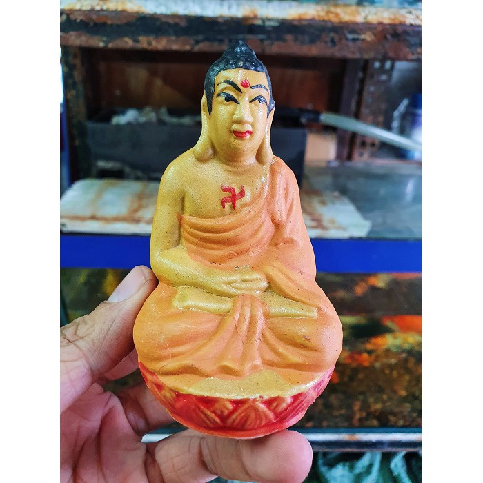 TƯỢNG PHẬT TRANG TRÍ HỒ CÁ NON BỘ CAO 9CM