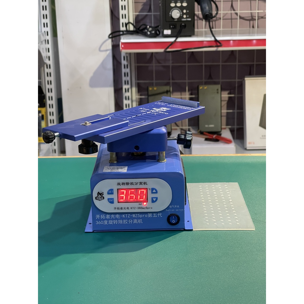 Bàn Nhiệt Cắt Kính Màn Hình Điện Thoại Nguyên Khung KTZ-WZ5Pro 360 Hút Rời