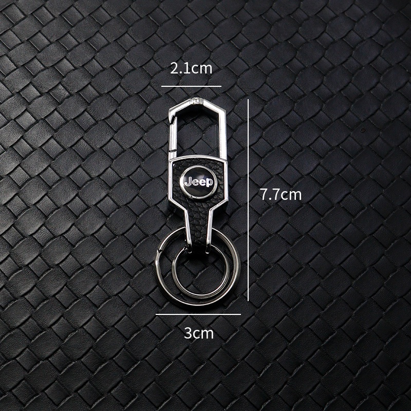 Móc Chìa Khóa Bằng Kim Loại In Logo Xe Hơi JEEP Grand Cherokee Commander Renegade Wrangler Compass Patriot