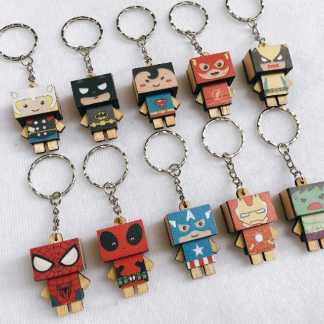 Combo 200 danbo móc khóa siêu dễ thương