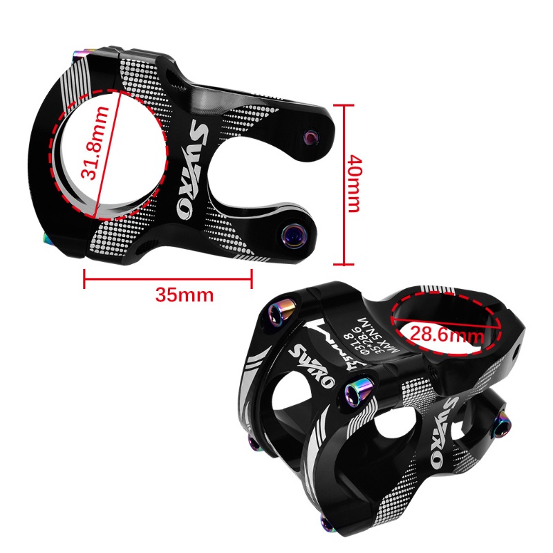 Pô Tăng 31.8 Chuyên Dụng Cho Xe Đạp Leo Núi MTB