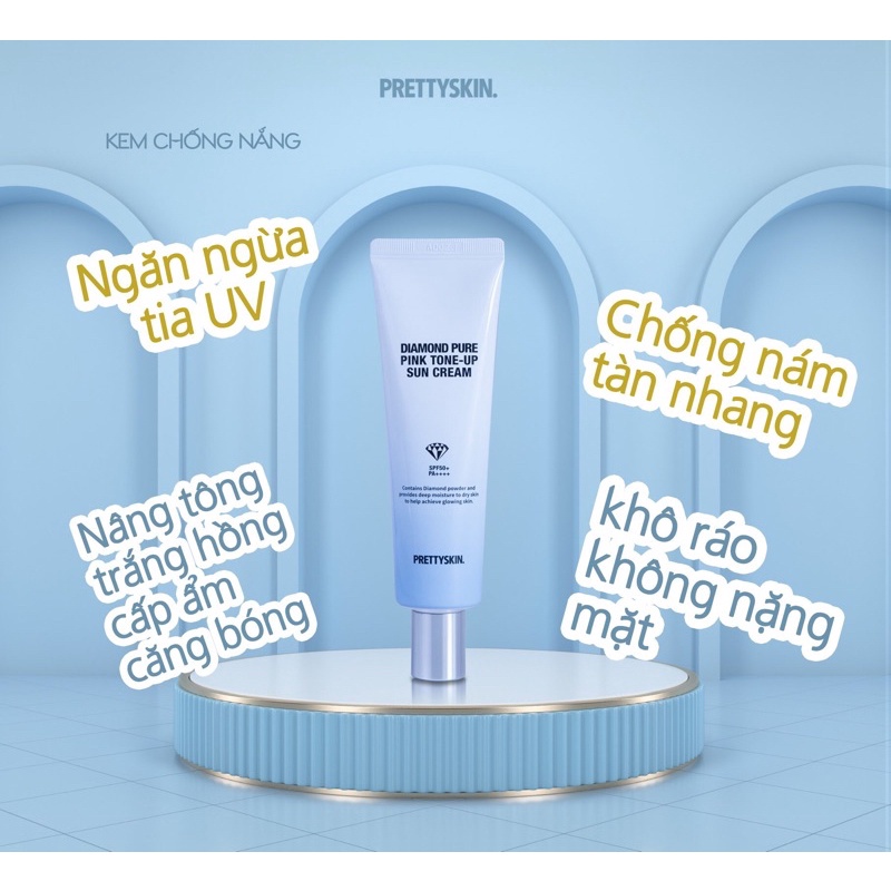 Kem Chống Nắng Prettyskin Sun Cream  SPF50+ PA++++