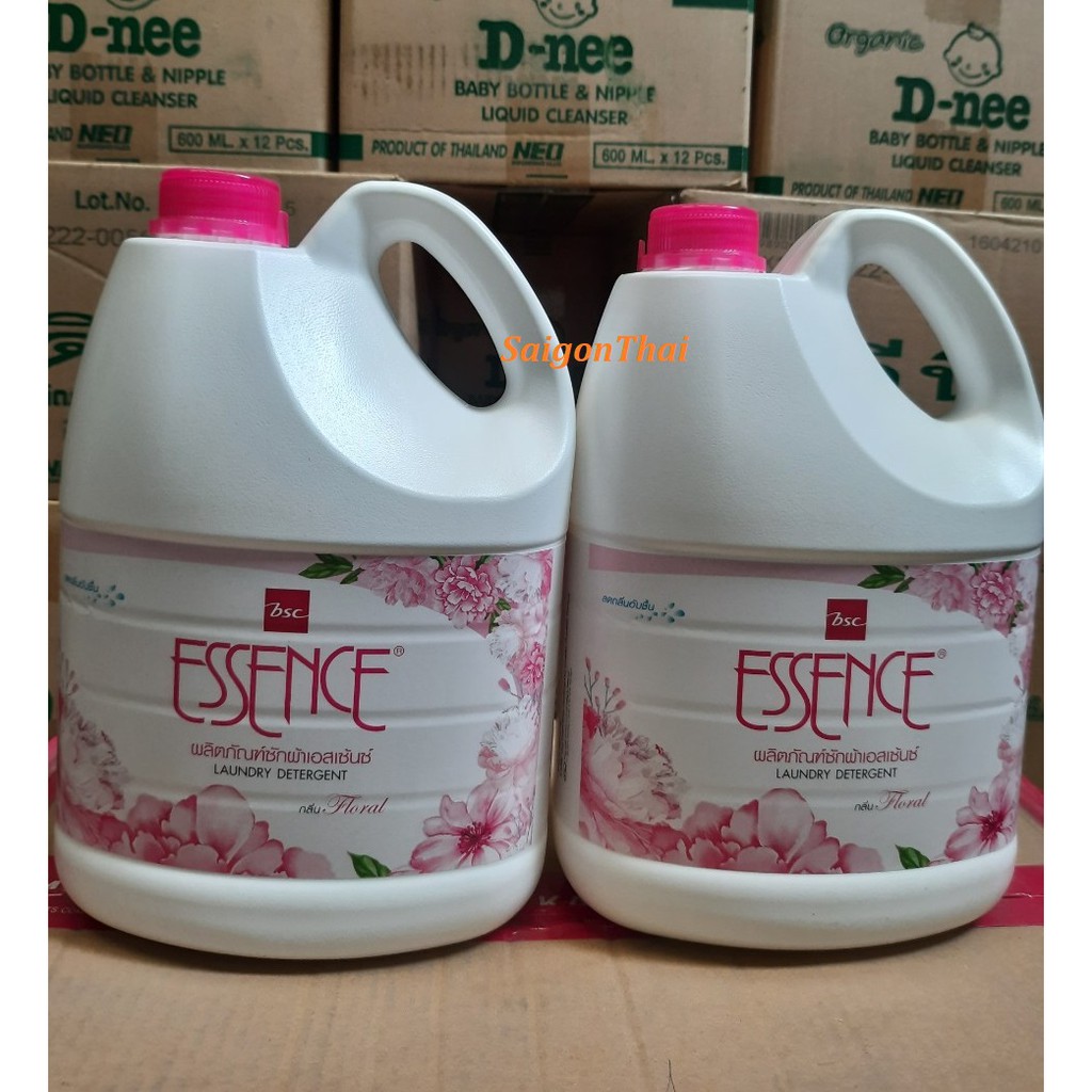 (SGT) Nước giặt đậm đặc Essence màu HỒNG 3500 ml (can 3.5L)