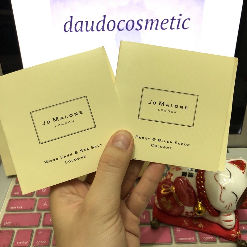 Nước hoa Jo Malone Peony & Blush Suede - English Pear & Freesia, Wood Sage 1.5ml