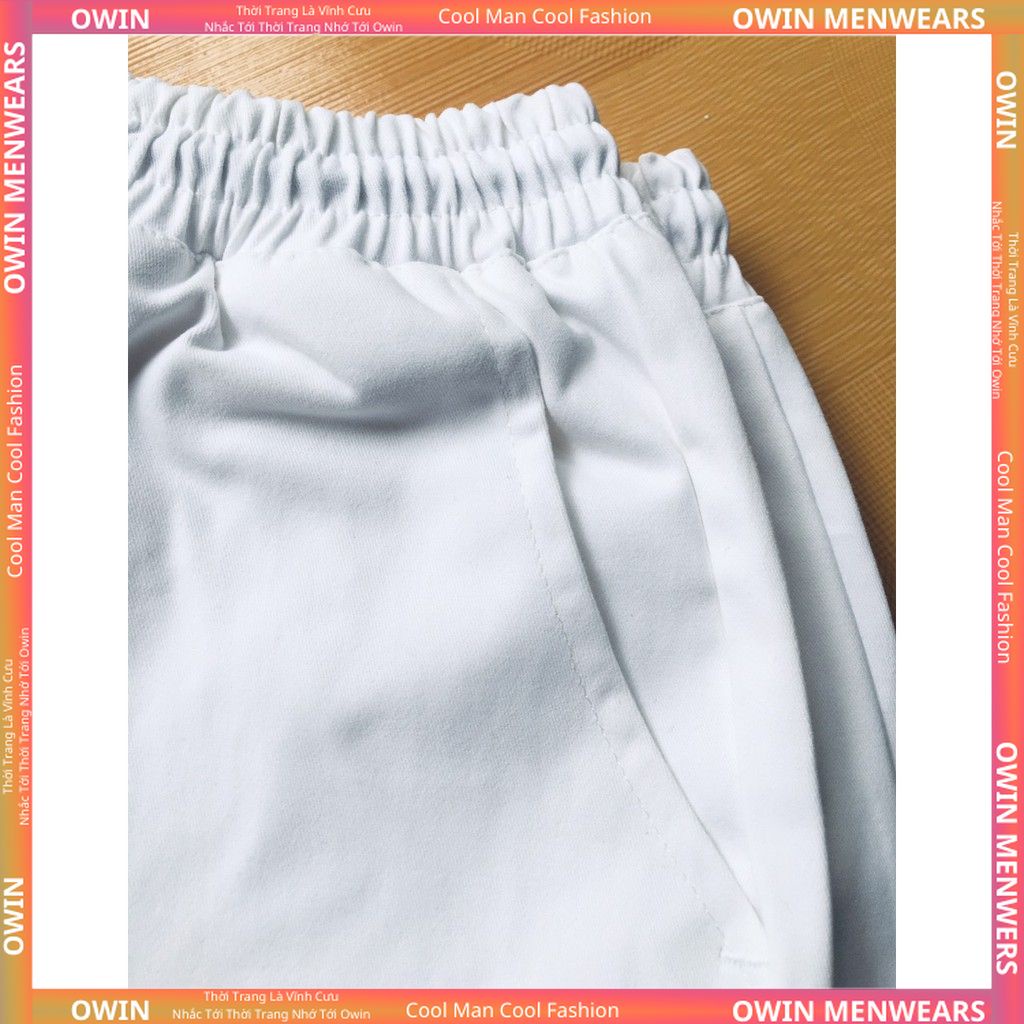 Quần ngố kaki nam cao cấp, quần short nam thể thao chất kaki chính hãng đai lưng thun dáng thể thao - OWIN