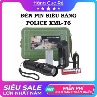 Đèn pin siêu sáng 5 chế độ chiếu xa trăm mét T6