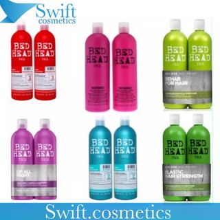 Cặp Dầu Gội Xả Phục Hồi Tóc Hư Tổn Tigi Bed Head