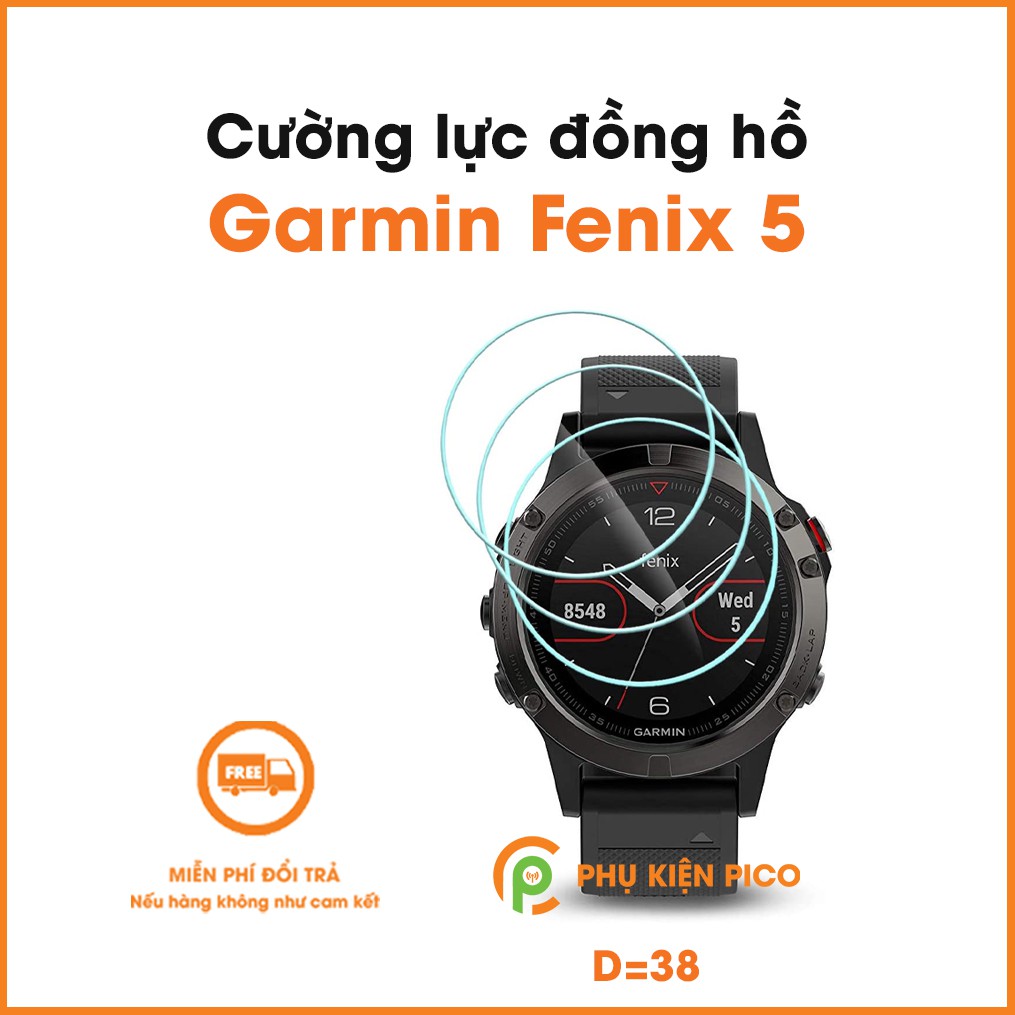 Kính cường lực đồng hồ Garmin Fenix 5 trong suốt full màn hình độ cứng 9H