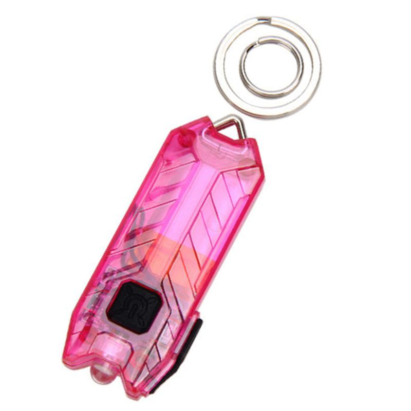 Đèn pin LED mini 45LM 2 chế độ sạc USB treo móc khóa tiện lợi