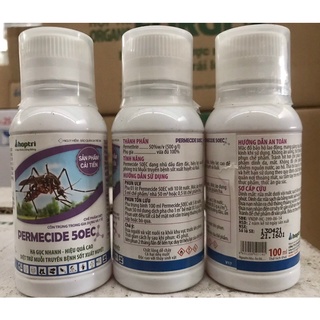 Thuốc diệt muỗi permecide 50ec- chai 100ml