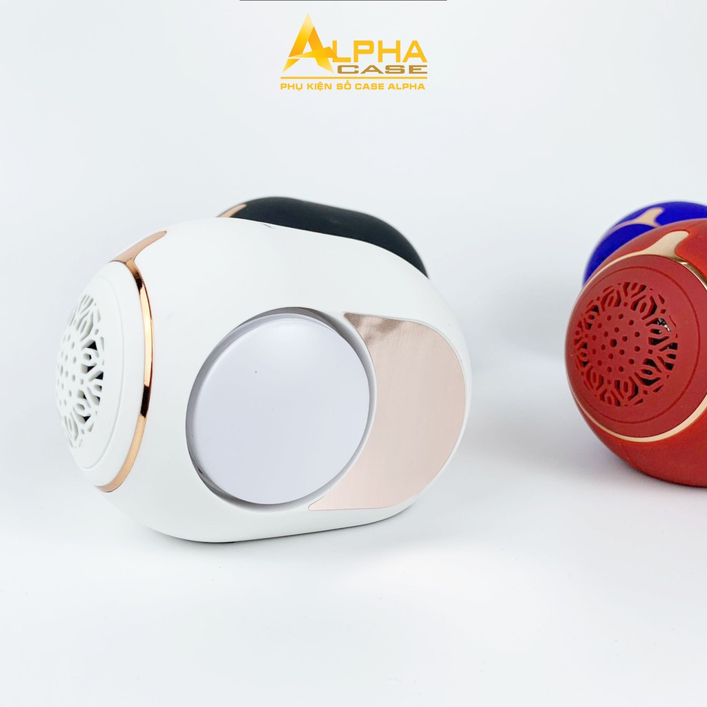 Loa bluetooth Golden Eggs mini siêu phẩm bass rung kép 2 bên siêu chất casealpha