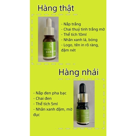 SERUM MỤN DIẾP CÁ - THIÊN NHIÊN 100% - CẢI THIỆN SAU 7 NGÀY - SERUM IGREEN