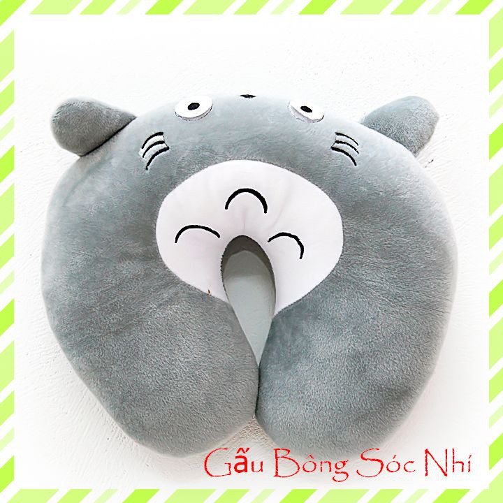 Gối Chữ U Gối Kê Cổ Totoro  FREESHIP  Gấu Bông Sóc Nhí - Gối kê cổ chữ u xinh xắn