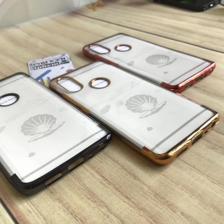 Ốp lưng Vsmart Active 1 dẻo trong Viền màu