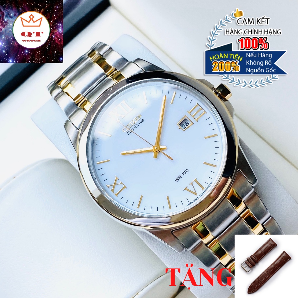 Đồng Hồ Nam CITIZEN Eco-drive BM7264-51A Chính Hãng Tặng Dây Da Cao Cấp