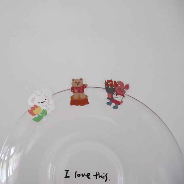 PVC Bear Stickers Korean Style Handmade Decoration Stickers