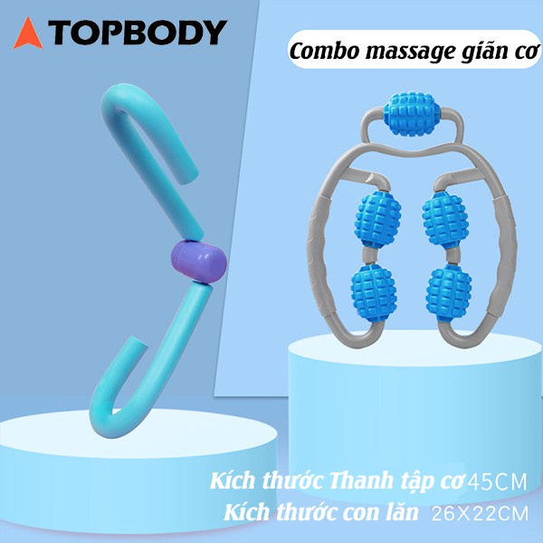 Con lăn Yoga Massage 360 Bắp Tay, Bắp Chân TOPBODY
