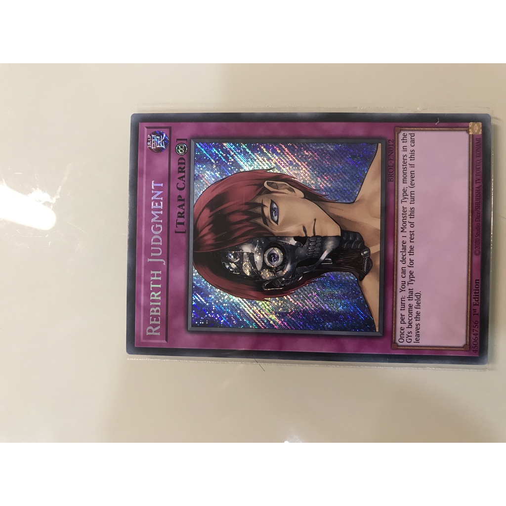 thẻ bài yugioh Rebirth Judgment - BROL-EN012 - Secret Rare 1st Edition
