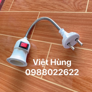 ĐUI ĐÈN DÂY INOX ĐA NĂNG CÓ CÔNG TẮC