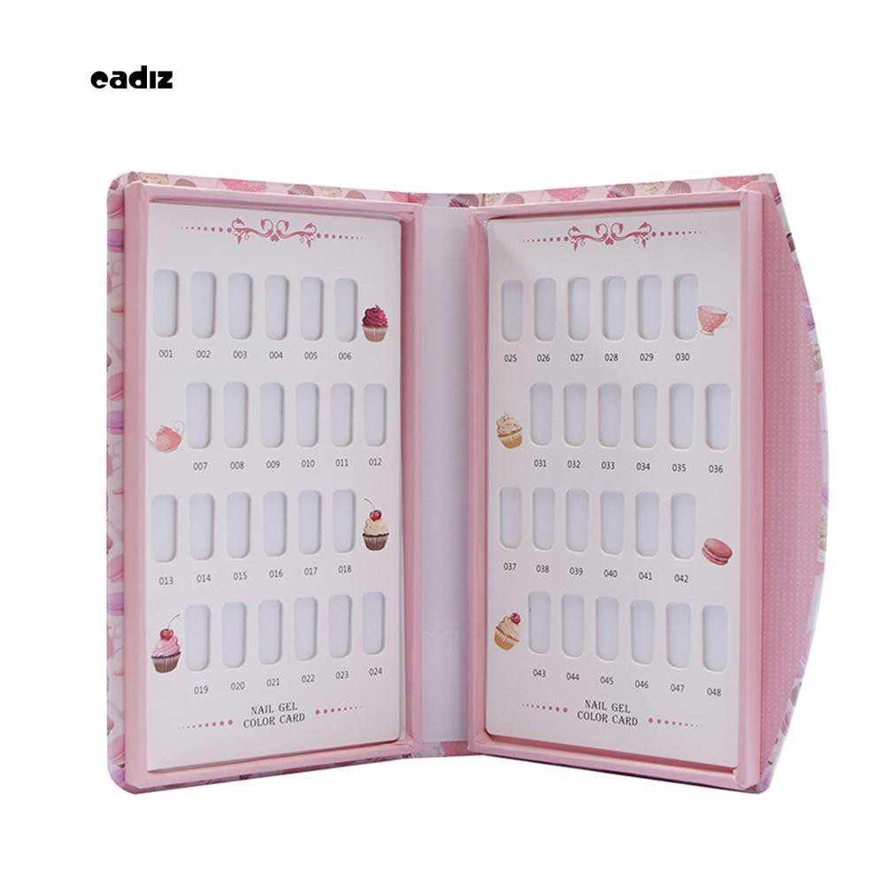Sách trưng bày gel sơn móng tay 48 màu