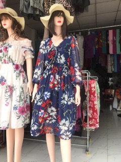ĐẦM MAXI HOA - VOAN LỤA