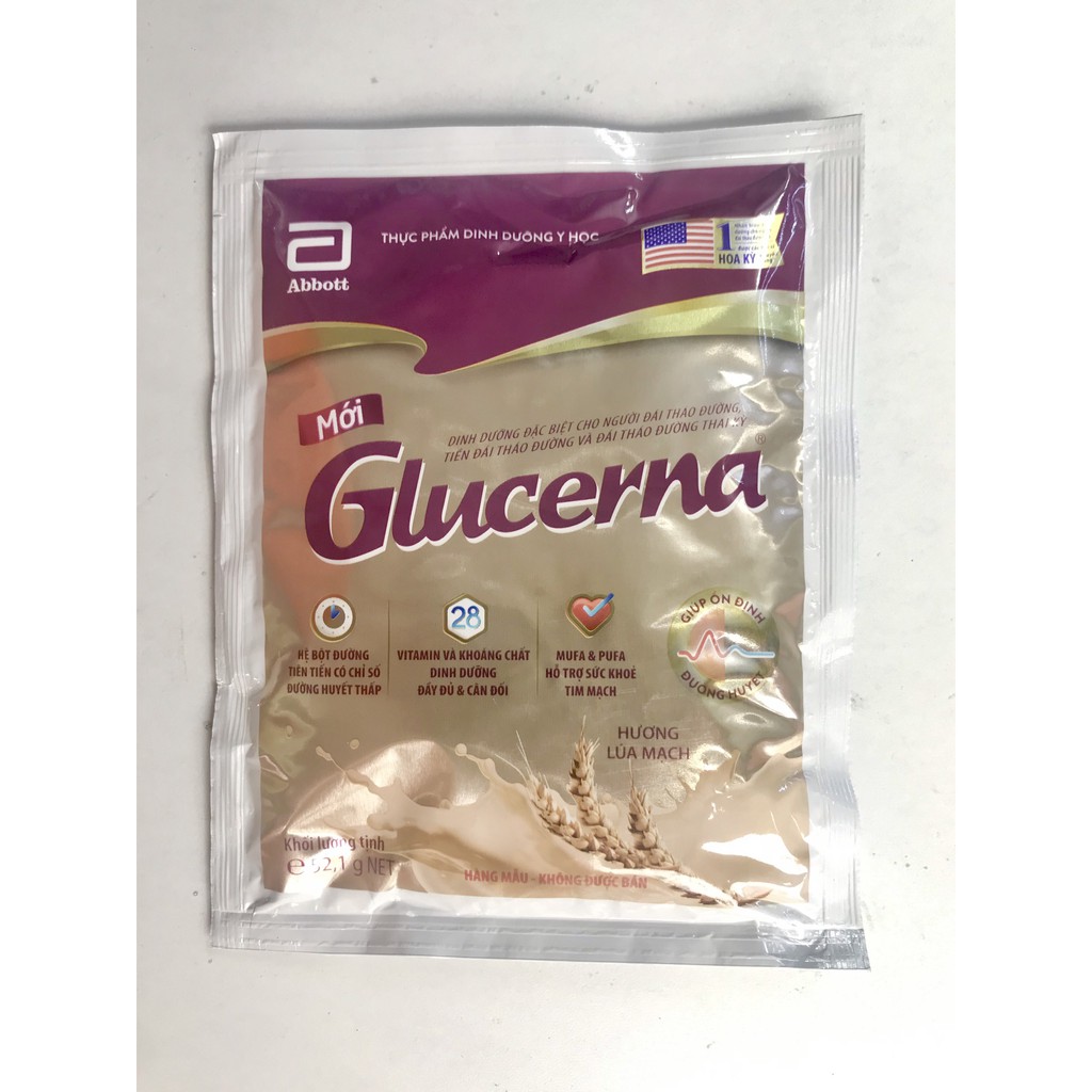 1 Gói Sữa Bột Glucerna Hương Lúa Mạch 52,1g