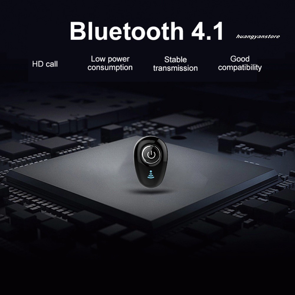 1 Tai Nghe Nhét Tai Không Dây Kết Nối Bluetooth Có Micro Thiết Kế Thể Thao Kèm Phụ Kiện