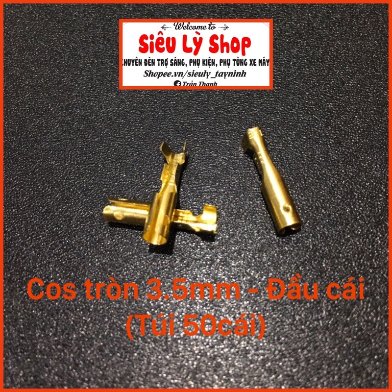 Cos tròn 3.5mm - Đầu cái (Túi 50cái)