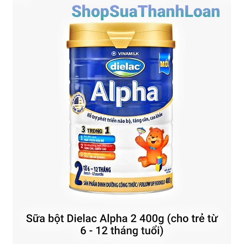 [HSD T3-2024] Sữa Bột Dielac Alpha 2 (400g)