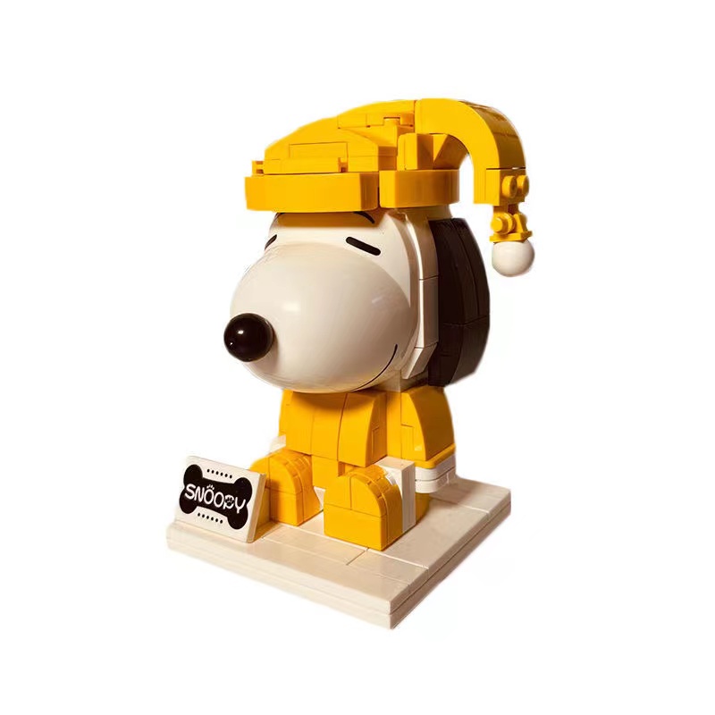 Đồ Chơi Lắp Ráp Mô Hình Chú Chó Snoopy Mini Sáng Tạo