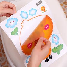 Sticker Miếng Dán Bồn Cầu Nhà Vệ Sinh Dán Tường Ngộ Nghĩnh