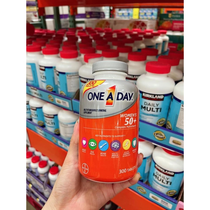 VIÊN UỐNG CHO NỮ TRÊN 50T {ONE A DAY WOMEN'S 50+} HÀNG MỸ
