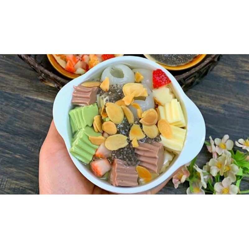 SET CHÈ KHÚC BẠCH NẤU 15 CHÉN CHUẨN VỊ