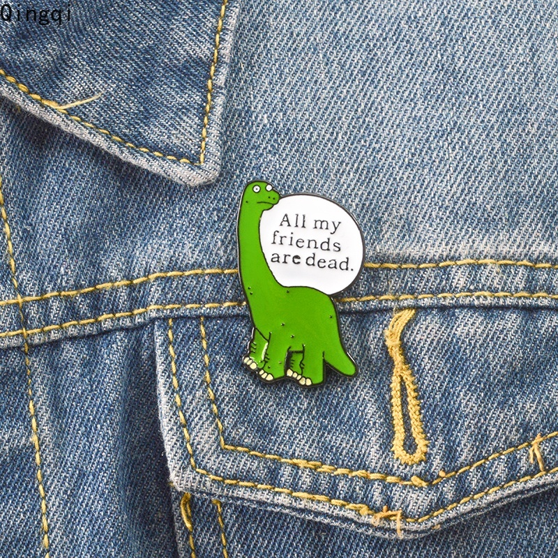 Pin cài áo Miss Zoe hình khủng long dễ thương